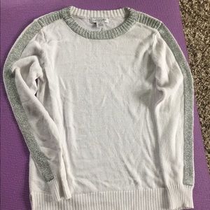 Cute Grey & Silver Sweater (: